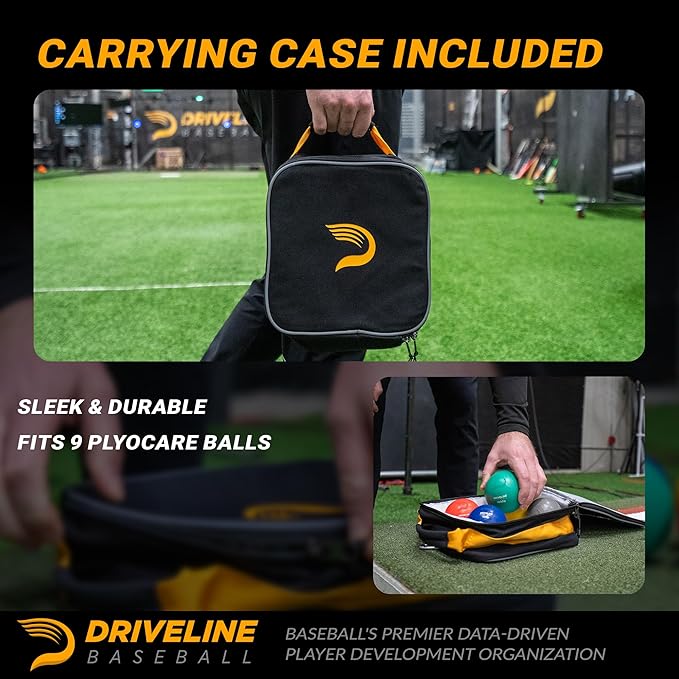 Driveline Baseball PlyoCare Balls - Weighted Pitching Training Balls + Free 16-Week Program