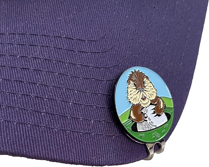 Balanced Co. Bushwood Golf Hat Clip with Enamel Magnetic Ball Marker