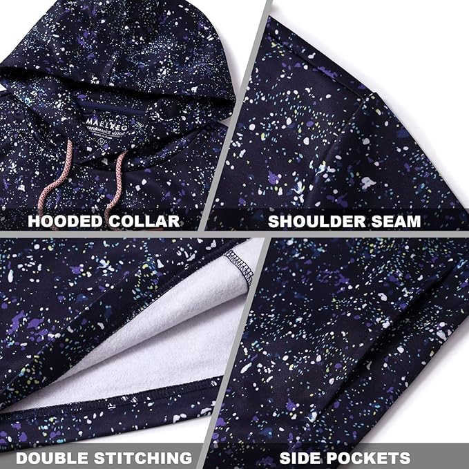 Hoodies for Men Golf Fleece Hooded Sweatshirts Dry Fit Athletic Lightweight Casual Midlayer Mens Hoodies Pullover
