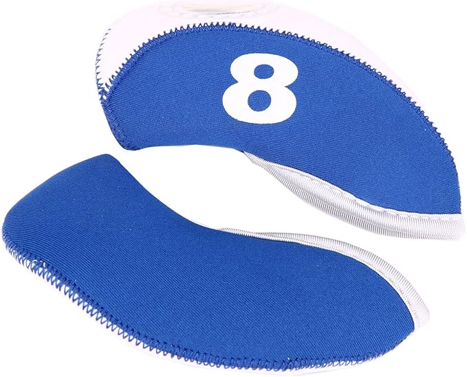 Sword &Shield sports 10pcs/Set Golf Iron Club Head Covers with Numbers Neoprene Top Window Iron Covers