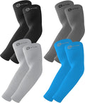 BHYTAKI UV Sun Protection Arm Sleeves, UPF 50 Sports Cooling Arm Compression Sleeves for Men Women Teenager