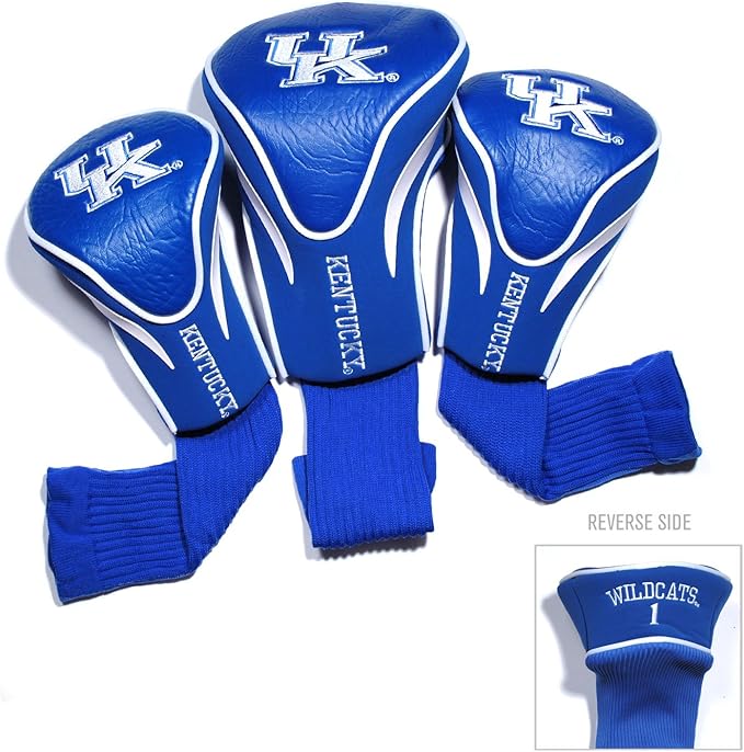 Team Golf NCAA Numbered 1, 3, & X, Fits Oversized Drivers, Utility, Rescue & Fairway Clubs, Velour Lined for Extra Club Protection