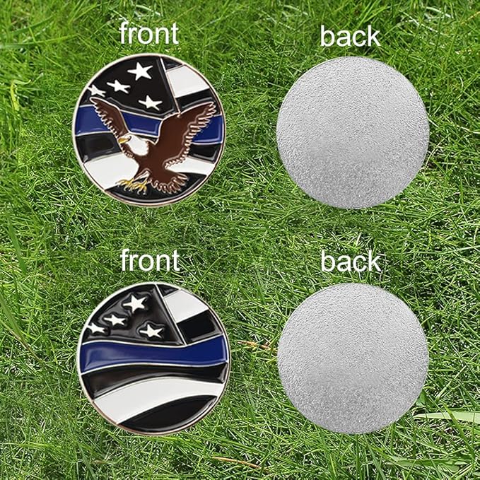 Golf Ball Markers Assorted Patterns Value Pack of 12 Golf Gifts, Golf Cap Clips and Divot Repair Tools Parter Accessories Sets for Men Women Golfer