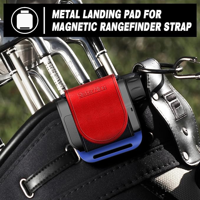 Golf Bag Metal Landing Pads for Magnetic Golf Towel,Golf Rangefinder,Golf Flask,Golf Speaker- Quick Access to Magnetic Golf Equipment and Accessories-Golf Gift -US Patent