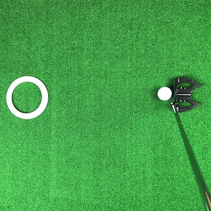 MAZEL Golf Putting Cup/Ring for Training Aid Indoor & Outdoor - All-Direction Practice Hole Putting Accuracy Trainer
