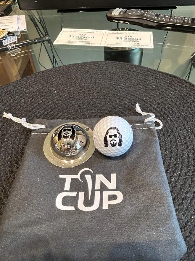 Tin Cup Golf Ball Marker Stencil - Premium Personalization Tool for Golfers - Custom Design Ball Marker - Golf Accessories Gift for Men and Women- Made in The USA