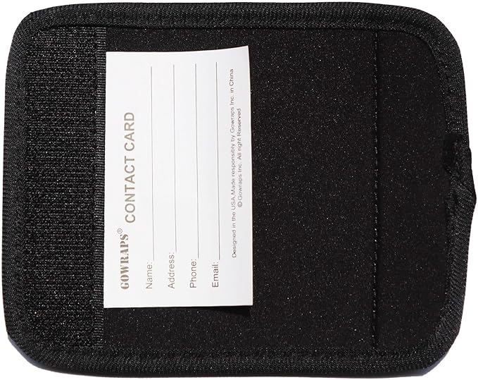 Neoprene Luggage Handle Wraps for Traveling Bright Color Luggage Tags|Handle Wraps|Handle Covers (Tomato)