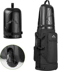 Golf Travel Bag with Hard Case Top, 1680D Heavy Duty Oxford Golf Club Travel Bags for Airlines with Wheels Easy to Maneuver