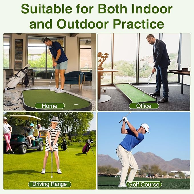 Retractable Golf Swing Trainer, Portable Grip Trainer and Training Auxiliary Elastic Band for Beginners, Indoor & Outdoor Practice(Black)