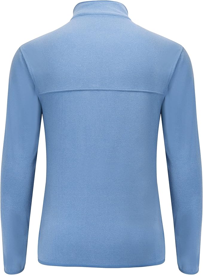 Willit Men's Fleece Pullover Winter Shirts Long Sleeve Quarter Zip Cold Weather Golf Hiking Casual Warm Shirts