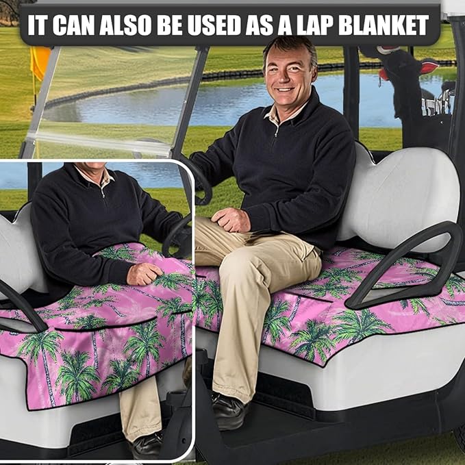 Golf Cart Seat Covers Universal Golf Cart Seat Cover Blanket Cushion Cover Sports Golf Cart Accessories
