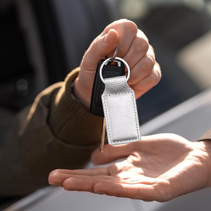 LaserGram Rectangle Keychain, Disc Golf, Personalized Engraving Included