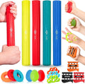 Flex Therapy Bar and Grip Strength Trainers Set, Physical Therapy & Resistance Bar for Golfers Elbow,Tendinitis,Wrist,Forearms Pain, Improve Grip Strength and Relieve Pain