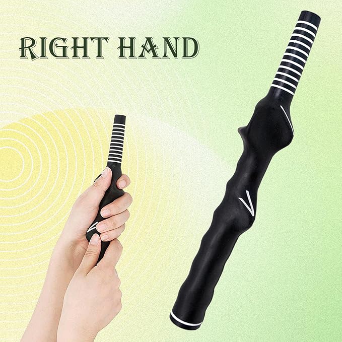 Golf Swing Training Grip, Right-Hand Golf Club Grip Trainer, Golf Practice Grips for Beginner Learn Correct Grip Posture