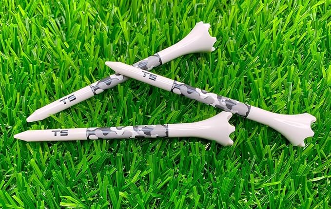 TRUESTRIKE Premium USA Golf Tees – 100-Pack Durable 3¼" / 2¾" Plastic Tees – Made in USA – Perfect Holiday Golf Gift