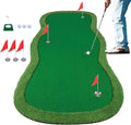 Golf Putting Green, Large Golf Putting Mat for Indoor Outdoor, Professional Practice Training Greens Mat