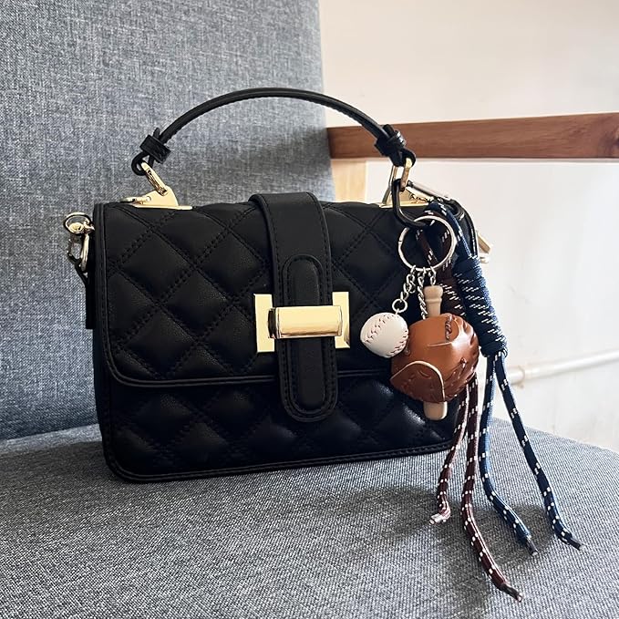 Unique Keychain Designer Rope Bag Charms for Handbag - Cute Teddy Bear Purse Charm - Leather Dachshund Accessory