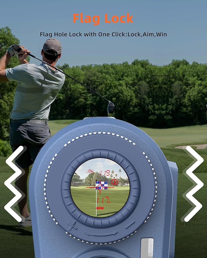 Dormie Golf Rangefinder with Slope,800 Yards Laser Range Finder Golfing,Aluminum Alloy Body,Flag Pole Locking Vibration,Slope Compensation,6X Magnification Rangefinder with Magnet