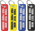 silkmilk Personalized Keychains, Customized Embroidered Key Tags, Luggage Tags, Key Ring Accessories, Gifts for Men & Women