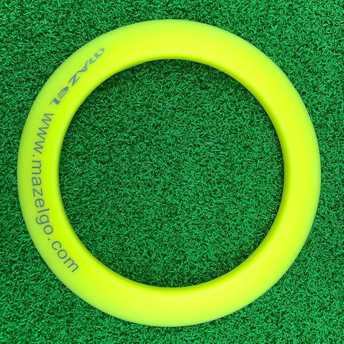 MAZEL Golf Putting Cup/Ring for Training Aid Indoor & Outdoor - All-Direction Practice Hole Putting Accuracy Trainer