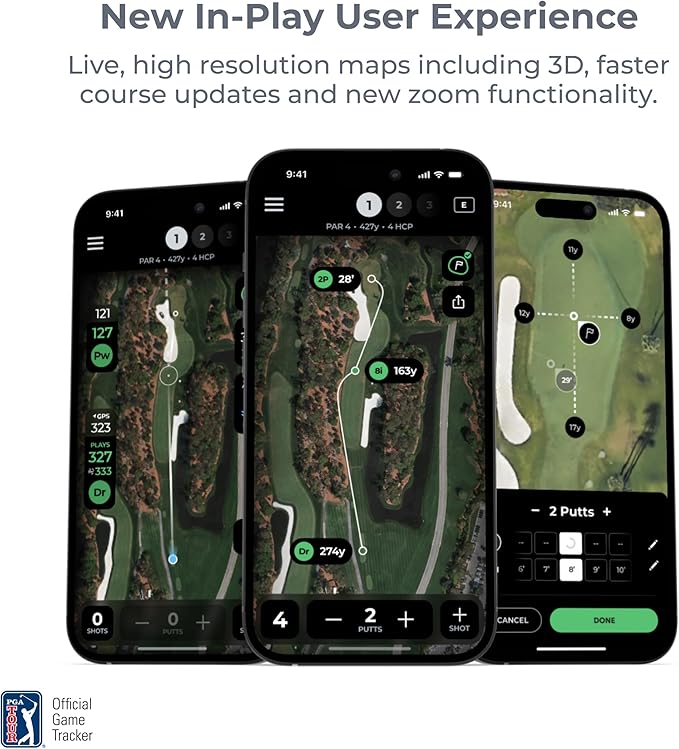 Arccos Golf Pride MCC & Tour Velvet Smart Grips: Golf's #1 Game Tracking Platform, Automatic Shot Tracking, A.I. Powered GPS Rangefinder, Strokes Gained Analytics & Smart Club Distances