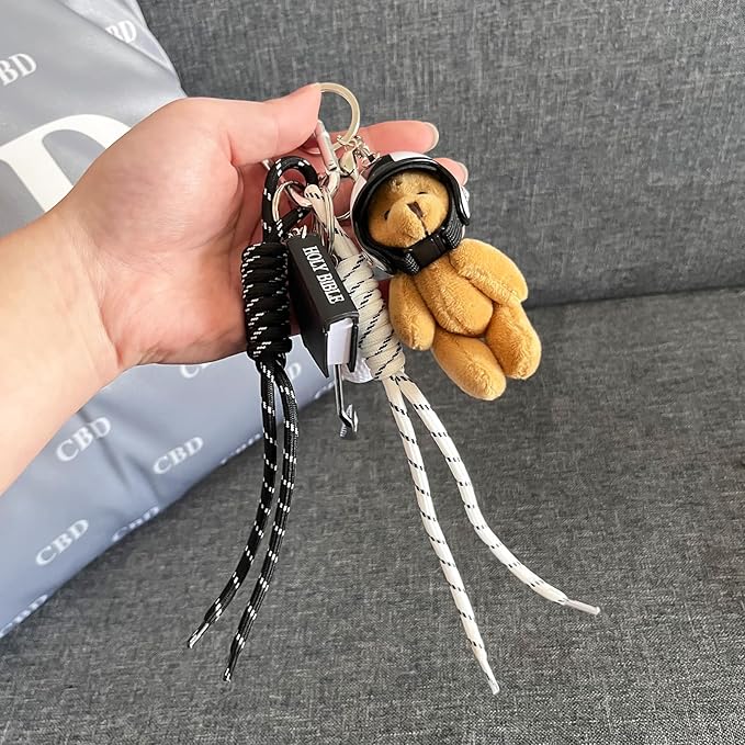 Tote Bag Purse Charms for Handbags - Cute Keychain, Y2K Rope Key Chain Accessories - Designer Jewelry Gift for Women