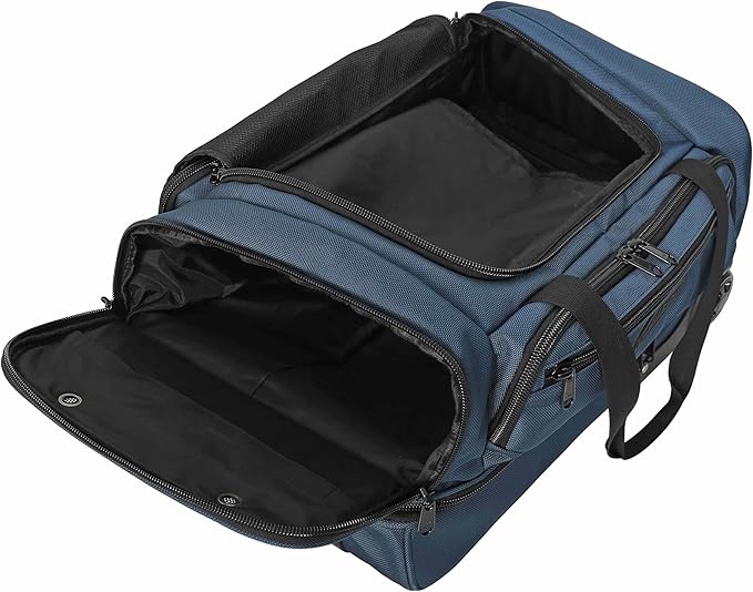 CaddyDaddy First Class Military Grade Ballistic Nylon Travel Cover with EVA Dense Foam Top Padding 2 Year Full Replacement Coverage Self Standing Base XL Wheels Case for Transporting Clubs on Airlines