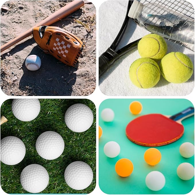 15Pcs Baseball Holder, Ball Stand Baseball Stand Sphere Holders for Display Clear Ring Acrylic Display Holders for Easter Eggs Golf Softball Tennis Ball Spheres Marbles Collections