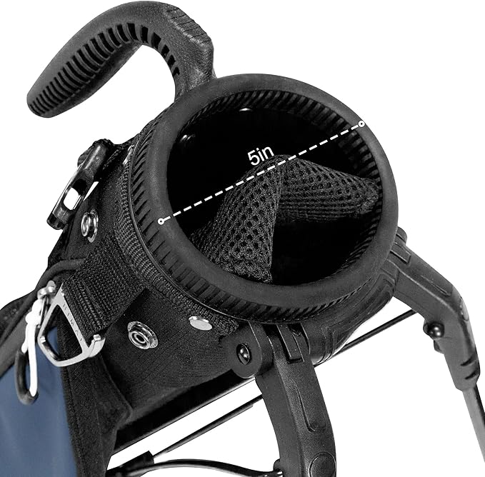 Golf Lightweight Stand Carry Bag– Easy to Carry and Durable Pitch n Putt Golf Bag for The Driving Range, Par 3 and Executive Courses，Fits Up to 5-6 Clubs