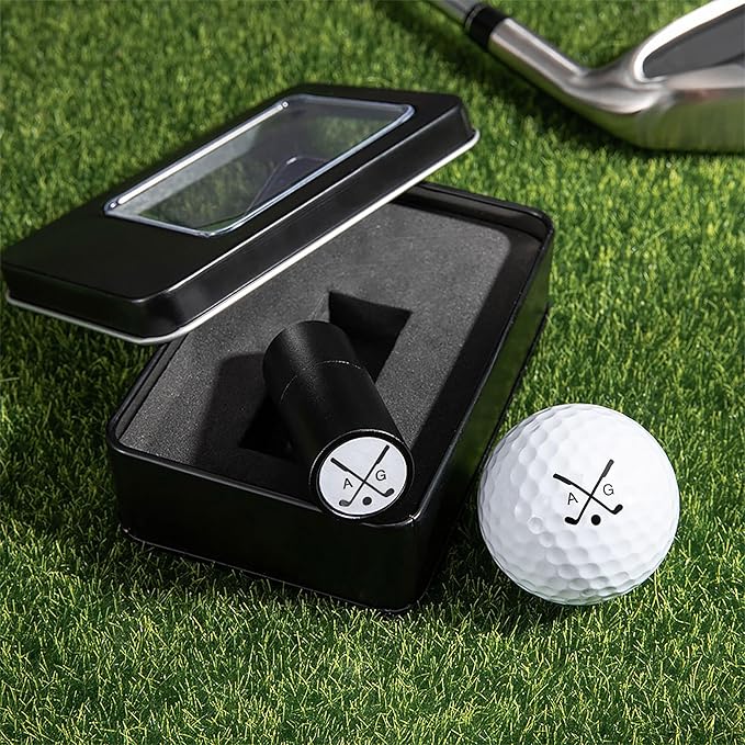callie Personalized Golf Ball Stamp - Custom Monogram Name, 4 Colors | Ball Stamper Marker, Golf Accessories Gifts