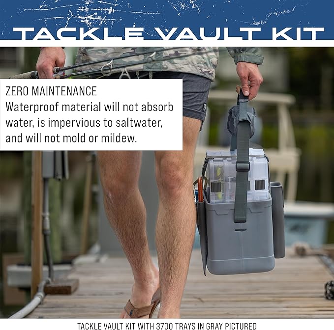 FROGG TOGGS EVA Tackle Vault, Lightweight, Customizable Fishing Tackle Bag