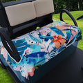 AQQA Golf Cart Seat Covers, Tropical Palm Leaf-Boho-Marble Microfiber Golf Cart Seat Blanket, Golf Blanket, Golf Accessories, Golf Cart Seat Towel Fits All 2-Seat Golf Carts, 55"x 32"