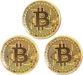 Bitcoin Golf Ball Markers Value Pack - Works with Most Hat Magnetic Clips and Divot Repair Tools Men and Women Golf Gift Accessories Funny Ball Mark Bulk Lot