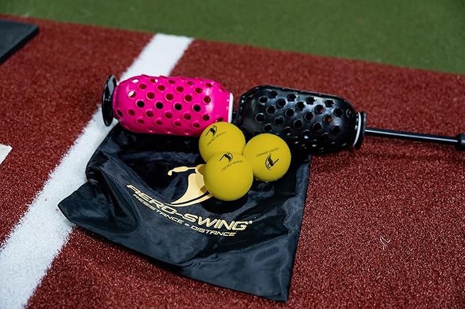 Aero Balls - Baseball & Softball Lightweight Training Balls - Durable Foam Yellow Balls to Use Indoor/Outodoor Batting Practice - Intended for Use with The Aero Bat (Pack of 12)