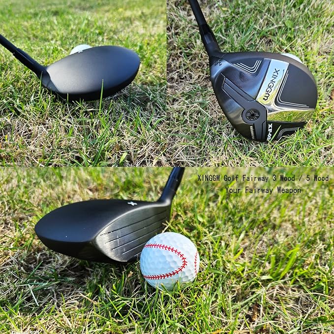 XF02 Golf Fairway Wood-Premium Golf Club 3 Wood/5 Wood RH,High-MOI&Low CG Sole,Master The Fairway Wood with Ease