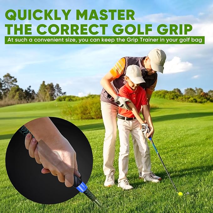 Golf Grip Trainer, Golf Training Aid, Easy To Carry to the Practice Area, Grip Trainer Club to Help Train Correct Hand Position, Golf Accessories Improve Your Swing Rhythm