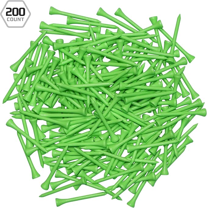 Izzo Wood Golf Tees (200 Pack)