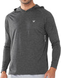 NORTHYARD Men's UPF 50+ Hoodie Shirts Long Sleeve Sun Protection Fishing Swim Beach UV SPF Rash Guard Quick Dry Lightweight