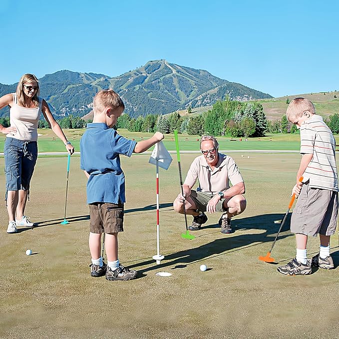 THIODOON Golf Putters for Men and Women Two-Way Kids Putter Mini Golf Putter for Right or Left Handed Golfers Adjustable Length Golf Putter Suitable for Children, Teenagers and Adults