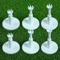 Amy Sport Golf Rubber Tee Adjustable Value 3 or 6 Pack, Unbreakable Durable Tee for Mat Driving Range Indoor Simulator, Adjustable Height from 2.1" to 2.9"