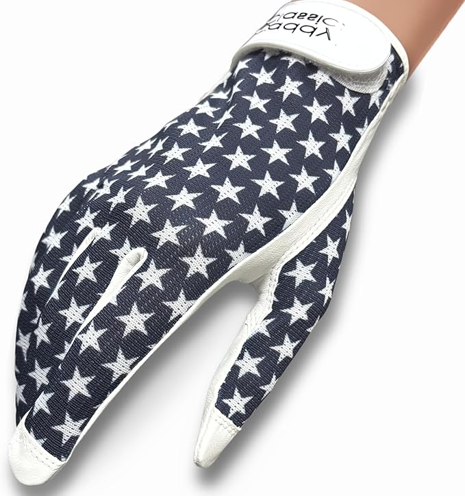 Caddy Classic Ladies Golf Glove Women | Various Stylish Mesh Design for High Breathability | Womens Golf Gloves Left Hand & Right Hand | Premium Leather Construction for Comfortable Fit