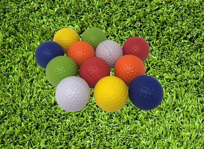 Pandy's Toy Box Foam Practice Golf Balls - Colored Soft Golf Balls