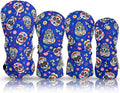 Taboo Fashions Resort Collection Golf Club Covers for Women - Numbered Golf Headcovers Set for Driver, Fairway and Hybrid Clubs - Weather Resistant, Pack of 4