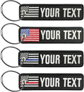 Personalized Luggage Tag Double Sided Embroidered Name/Address Custom Travel Labels Item Identification for Keys Backpack Luggage Suitcases