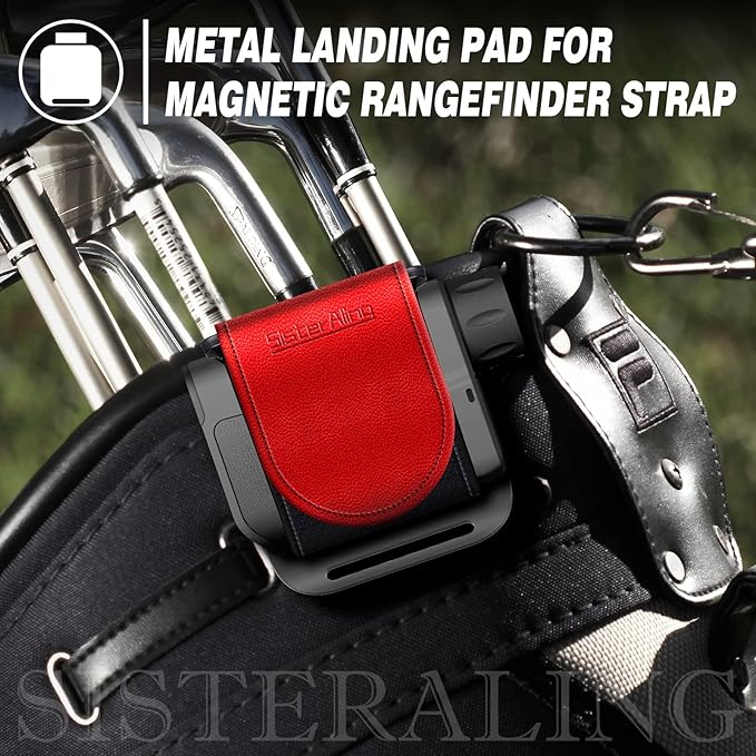 Golf Bag Metal Landing Pads for Magnetic Golf Towel,Golf Rangefinder,Golf Flask,Golf Speaker- Quick Access to Magnetic Golf Equipment and Accessories-Golf Gift -US Patent