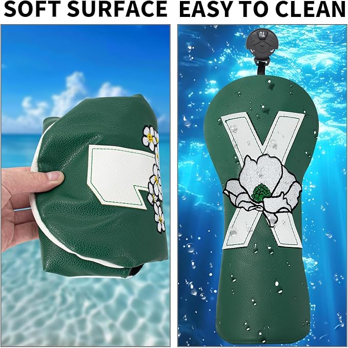 Premium Golf Club Head Cover - Fits Most Clubs, Heavy-Duty Construction, Protects Against Scratches and Damage, Specifically Designed for Hybrid and Fairway Woods.