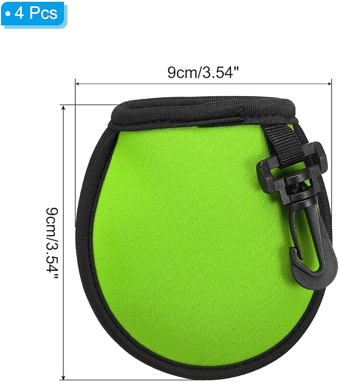 PATIKIL Golf Ball Washer Pouch, Portable Golf Balls Cleaner Pocket Bag with Hanging Clip for Men Golf