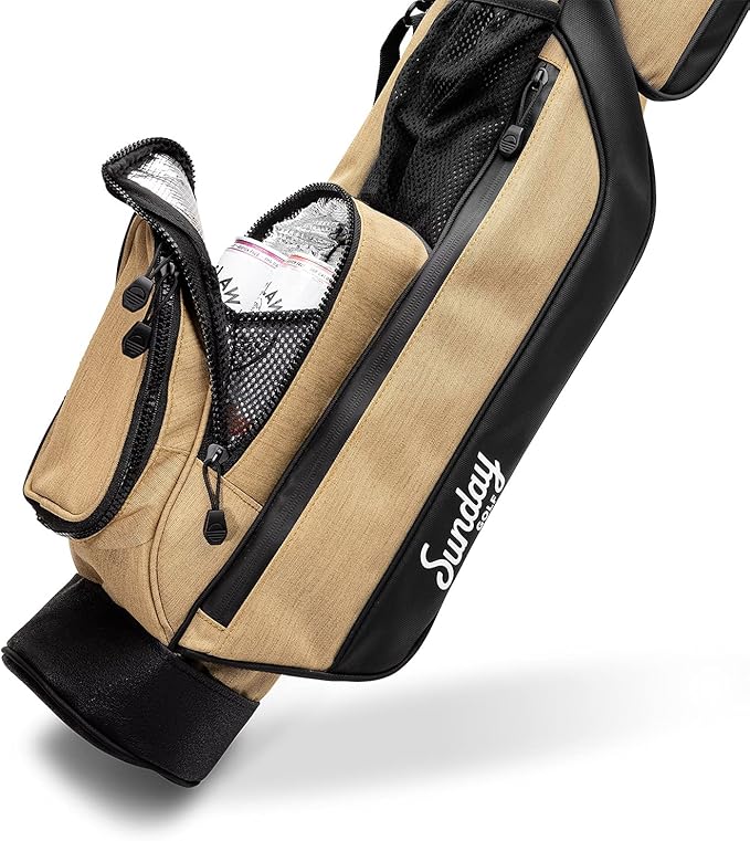The Original Sunday Golf Loma Bag – Lightweight Golf Bag with Strap & Stand, Easy to Carry Pitch n Putt Stand Bag for Driving Range, Par 3 & Executive Courses, 31 Inches