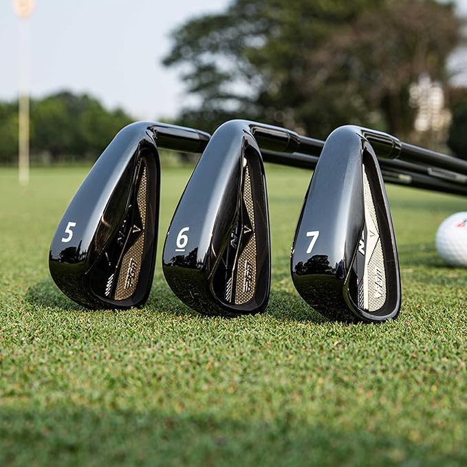 PGM NSR V 18 Piece Men's Complete Golf Club Sets - Adjustable Loft Titanium Driver (0.86 COR), Precision Weighted Fairway Woods, Forged Irons, CNC Milled Putter, with Stand Bag - Right Handed