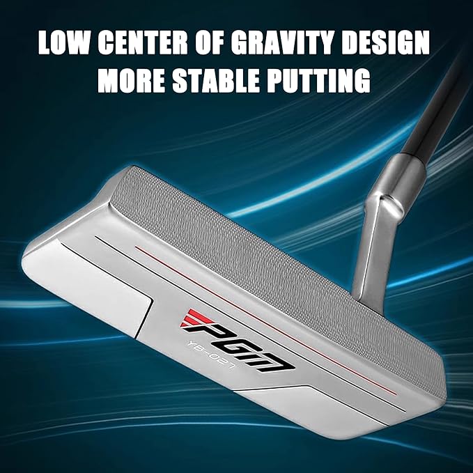 PGM Golf Stand Putter for Men Women Right Handed, Single Club with Stable Low Center of Gravity, High Forgiveness Putter Golf Club with Alignment Aid